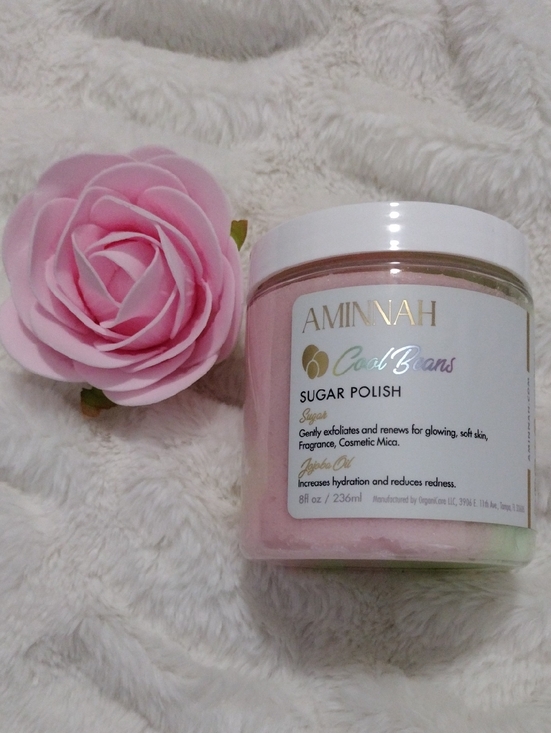 Aminnah Other - Aminnah Pink Sugar Polish - Exfoliating Body Scrub In Cool Besns